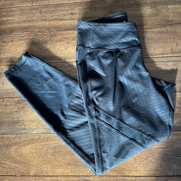 Old Navy Black tights with sheer panels - Picture 1 of 5